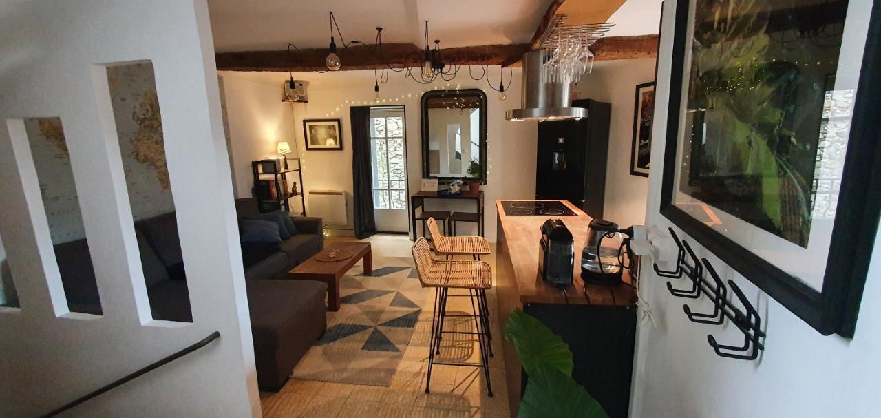 Duplex Avec Spa Et Terrasse En Plein Centre Du Village Saint-Jean-du-Gard Kültér fotó